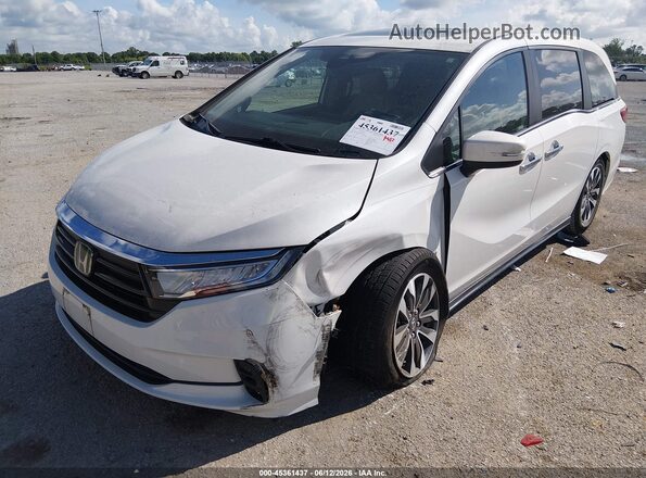 5FNRL6H71MB017058 2021 HONDA ODYSSEY White Przód lewy
