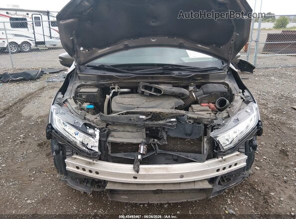 5FNRL6H71MB018646 2021 HONDA ODYSSEY Brown Widok z tyłu