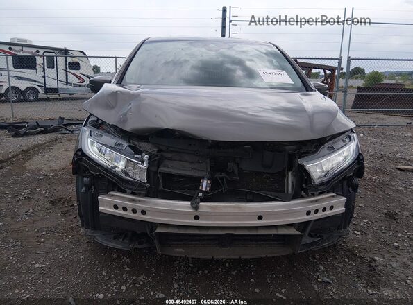 5FNRL6H71MB018646 2021 HONDA ODYSSEY Brown Widok zestawu wskaźników