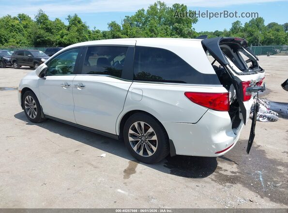 5FNRL6H71MB032711 2021 HONDA ODYSSEY White Trasero izquierdo