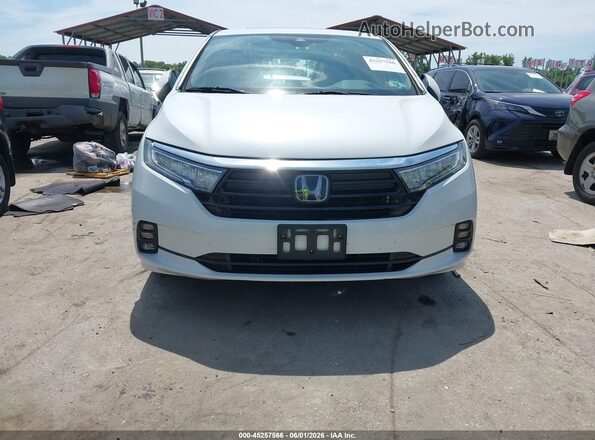 5FNRL6H71MB032711 2021 HONDA ODYSSEY White Vista interior trasera