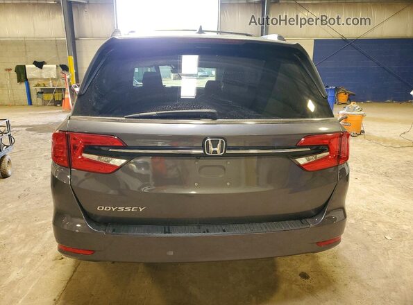 5FNRL6H71NB031866 2022 HONDA ODYSSEY Gray Вид ззаду
