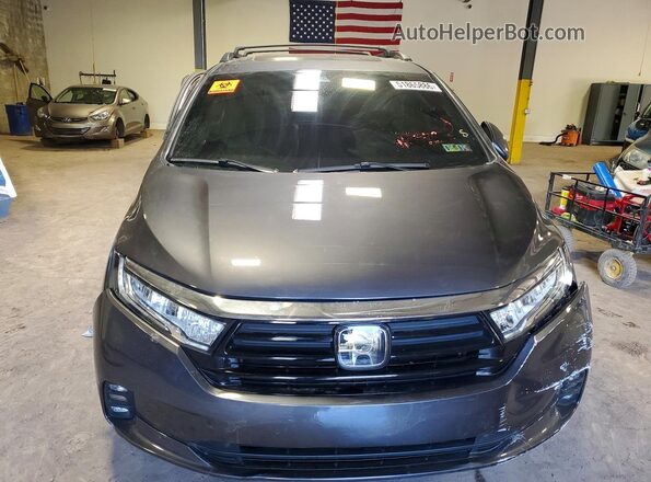 5FNRL6H71NB031866 2022 HONDA ODYSSEY Gray Вид спереду