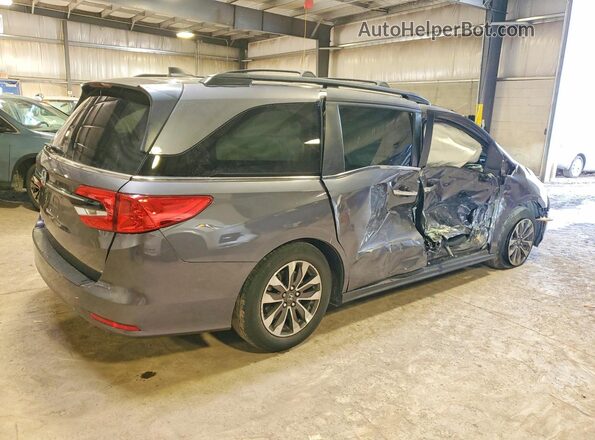 5FNRL6H71NB031866 2022 HONDA ODYSSEY Gray Задня права чверть