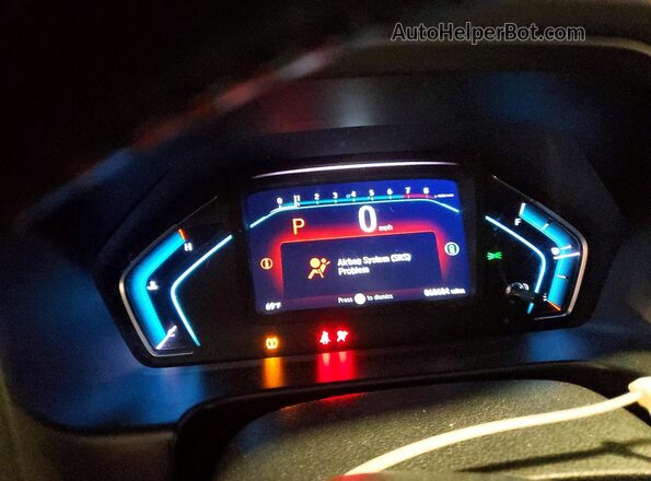 5FNRL6H71NB031866 2022 HONDA ODYSSEY Gray Вид щитка приладів