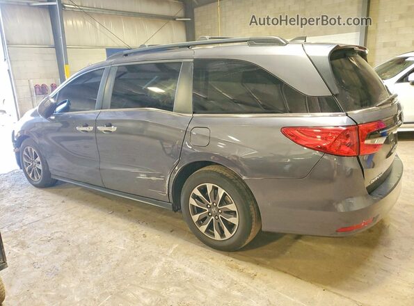 5FNRL6H71NB031866 2022 HONDA ODYSSEY Gray Задня ліва чверть