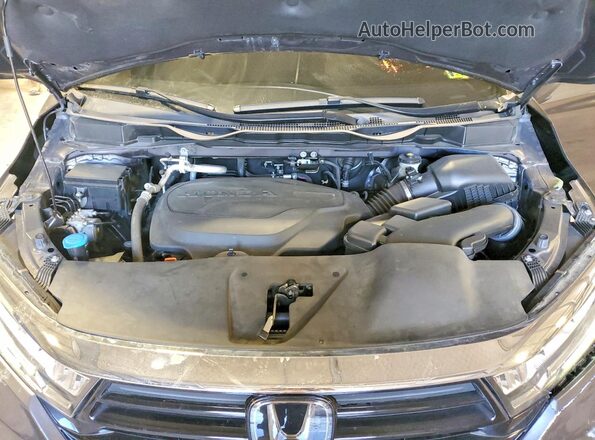 5FNRL6H71NB031866 2022 HONDA ODYSSEY Gray Вид підкапотного простору
