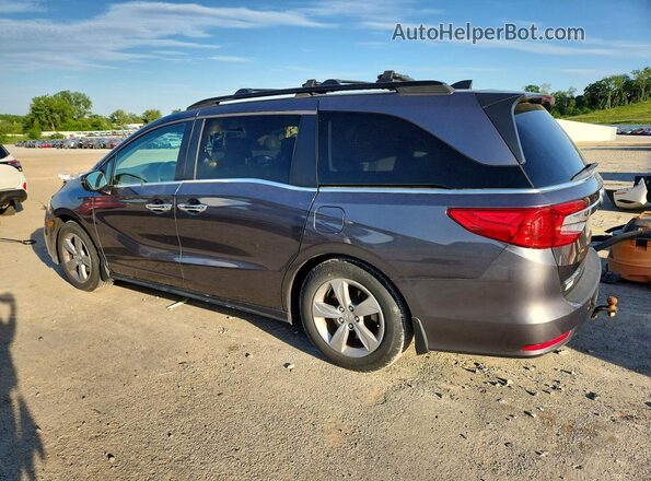 5FNRL6H72JB029666 2018 HONDA ODYSSEY Charcoal Rear left
