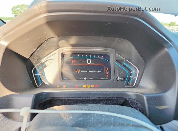 5FNRL6H72JB029666 2018 HONDA ODYSSEY Charcoal Instrument cluster view