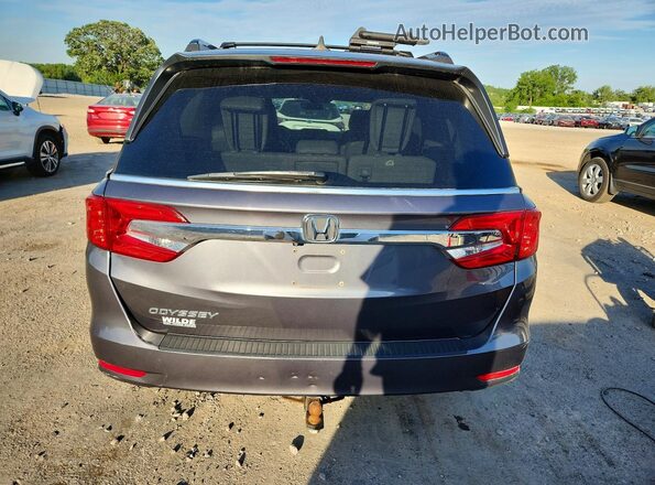 5FNRL6H72JB029666 2018 HONDA ODYSSEY Charcoal Rear view