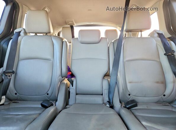 5FNRL6H72JB029666 2018 HONDA ODYSSEY Charcoal Rear seats view