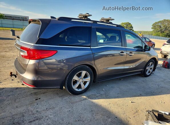 5FNRL6H72JB029666 2018 HONDA ODYSSEY Charcoal Rear right