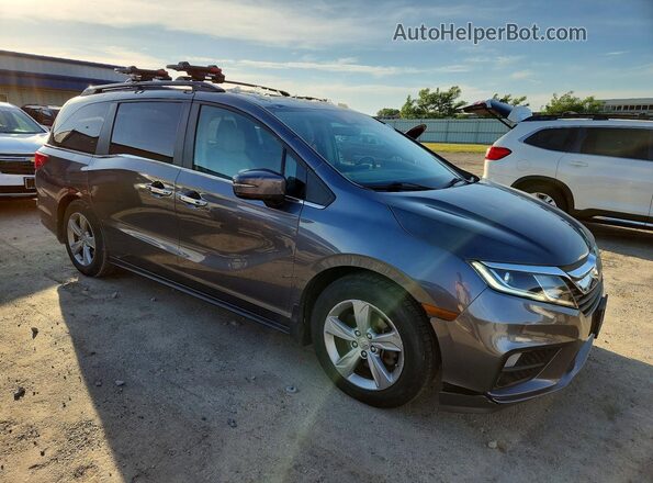 5FNRL6H72JB029666 2018 HONDA ODYSSEY Charcoal Front right