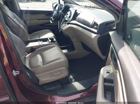 5FNRL6H72JB034608 2018 HONDA ODYSSEY Burgundy Սալոնի դիմացի տեսք