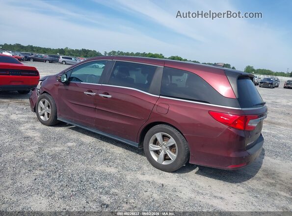 5FNRL6H72JB034608 2018 HONDA ODYSSEY Burgundy Հետևի ձախ