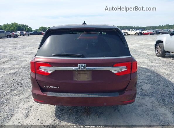 5FNRL6H72JB034608 2018 HONDA ODYSSEY Burgundy 