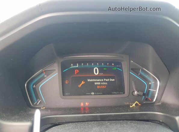 5FNRL6H72JB048296 2018 HONDA ODYSSEY Silver Սարքավորումների վահանակի տեսք
