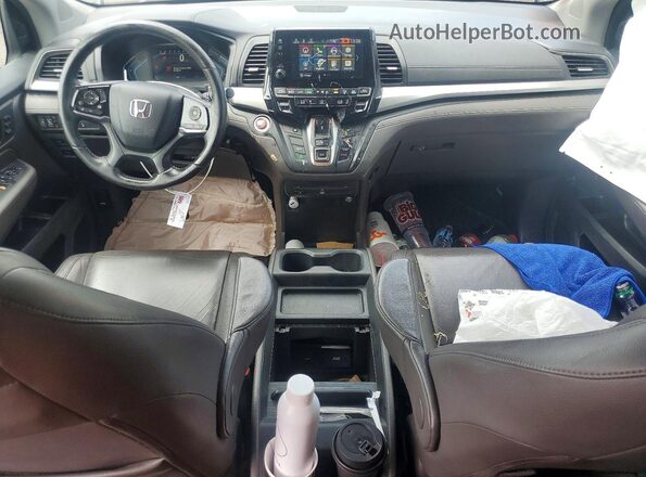 5FNRL6H72JB048296 2018 HONDA ODYSSEY Silver Առջևի վահանակի տեսք