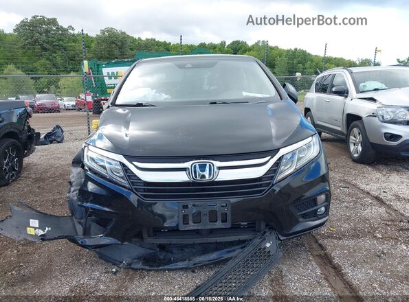 5FNRL6H72JB082660 2018 HONDA ODYSSEY Черный Вид щитка приборов