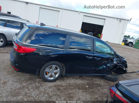 5FNRL6H72JB082660 2018 HONDA ODYSSEY Черный Вид задней части салона