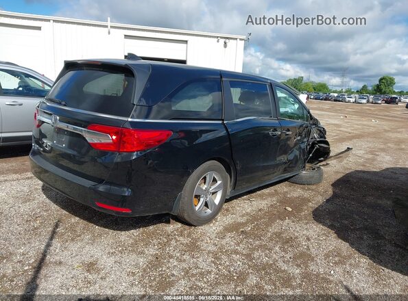 5FNRL6H72JB082660 2018 HONDA ODYSSEY Черный Задняя правая четверть