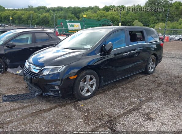 5FNRL6H72JB082660 2018 HONDA ODYSSEY Черный Передняя левая четверть