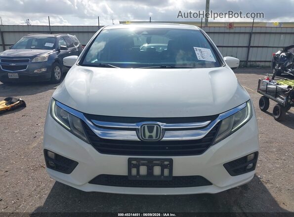 5FNRL6H72JB099393 2018 HONDA ODYSSEY White Widok zestawu wskaźników