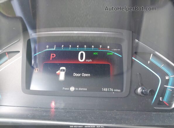 5FNRL6H72JB099393 2018 HONDA ODYSSEY White Widok tylnych siedzeń