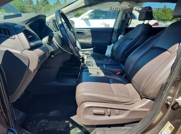 5FNRL6H72KB007765 2019 HONDA ODYSSEY Gray Front interior view