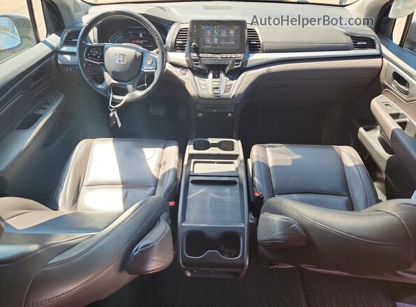5FNRL6H72KB007765 2019 HONDA ODYSSEY Gray Dashboard view