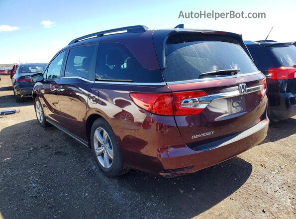 5FNRL6H72KB009287 2019 HONDA ODYSSEY Maroon უკანა მარცხენა