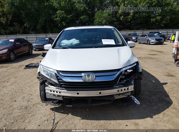 5FNRL6H72LB037334 2020 HONDA ODYSSEY White Вид щитка приладів
