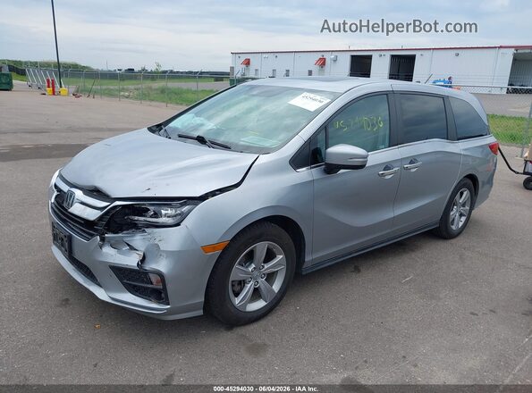 5FNRL6H72LB044672 2020 HONDA ODYSSEY Silver Передня ліва чверть