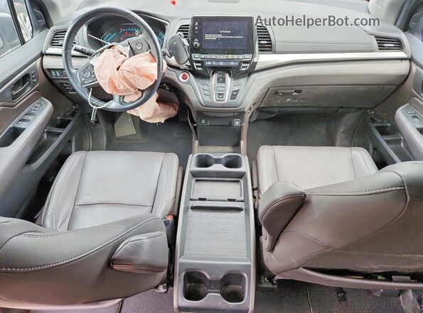 5FNRL6H72MB028991 2021 HONDA ODYSSEY Silver Vista del salpicadero