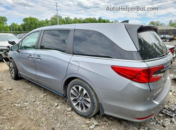 5FNRL6H72MB028991 2021 HONDA ODYSSEY Silver Trasero izquierdo