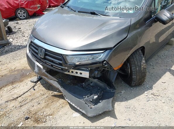 5FNRL6H72NB010251 2022 HONDA ODYSSEY Gray Front view