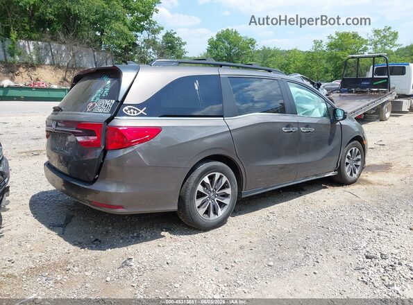 5FNRL6H72NB010251 2022 HONDA ODYSSEY Gray Rear right