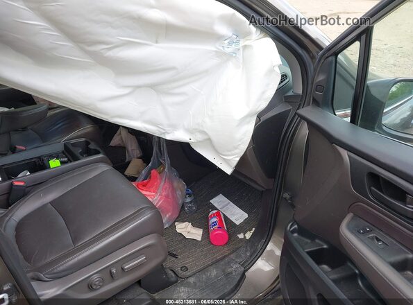 5FNRL6H72NB010251 2022 HONDA ODYSSEY Gray Front interior view