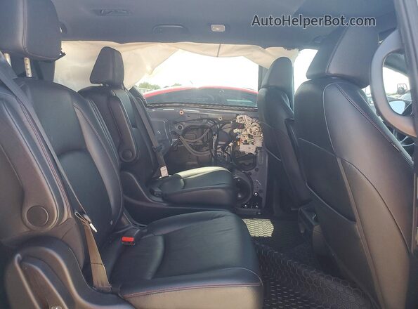 5FNRL6H72PB008454 2023 HONDA ODYSSEY Gray Widok tylnych siedzeń