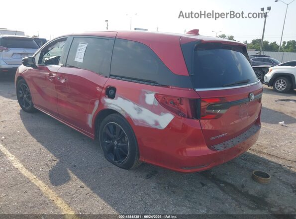 5FNRL6H72PB071487 2023 HONDA ODYSSEY Красный Задняя левая четверть