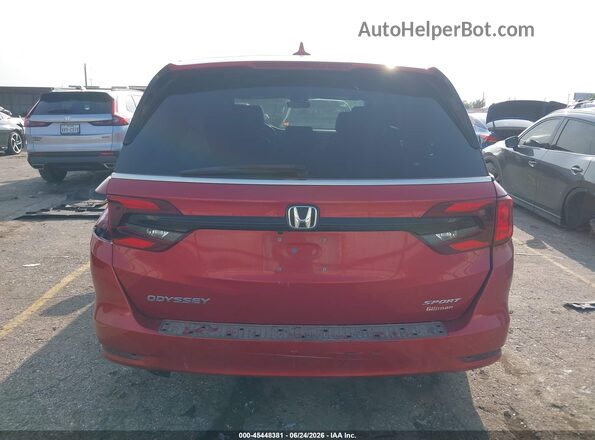 5FNRL6H72PB071487 2023 HONDA ODYSSEY Красный 