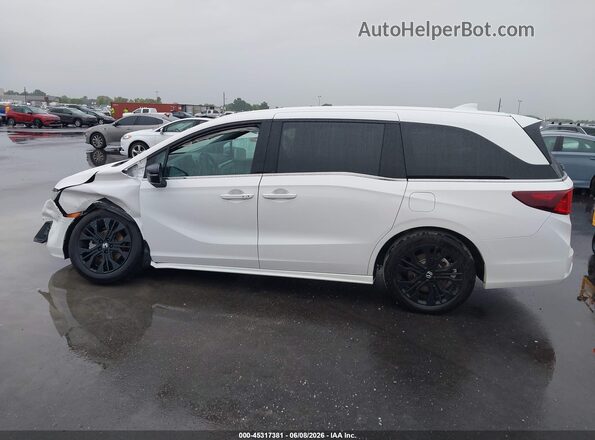 5FNRL6H72SB056187 2025 HONDA ODYSSEY White Widok wnętrza 360 stopni