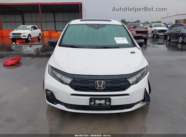 5FNRL6H72SB056187 2025 HONDA ODYSSEY White Widok zestawu wskaźników