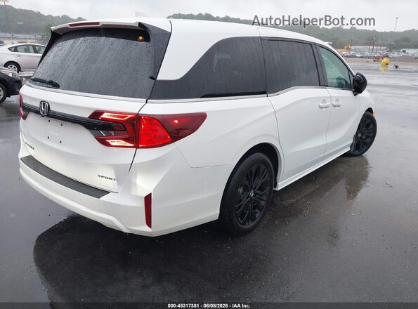 5FNRL6H72SB056187 2025 HONDA ODYSSEY White Tył prawy
