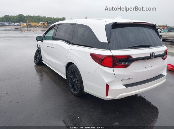 5FNRL6H72SB056187 2025 HONDA ODYSSEY White Tył lewy