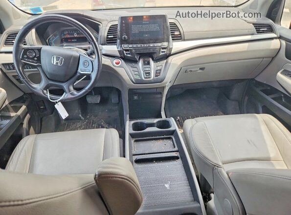 5FNRL6H73JB051501 2018 HONDA ODYSSEY Gray წინა პანელის ხედი