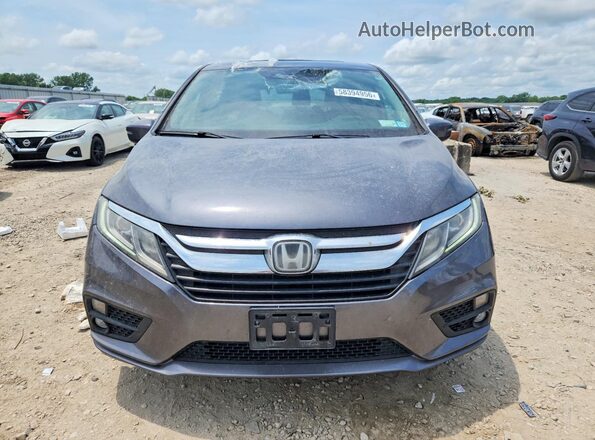 5FNRL6H73JB051501 2018 HONDA ODYSSEY Gray წინა ხედი