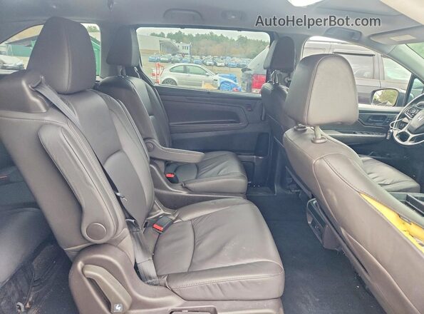 5FNRL6H73JB097717 2018 HONDA ODYSSEY Gray Widok wnętrza z tyłu