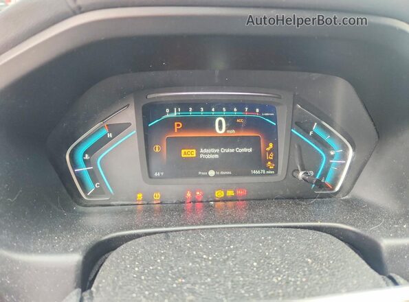 5FNRL6H73JB097717 2018 HONDA ODYSSEY Gray Widok zestawu wskaźników