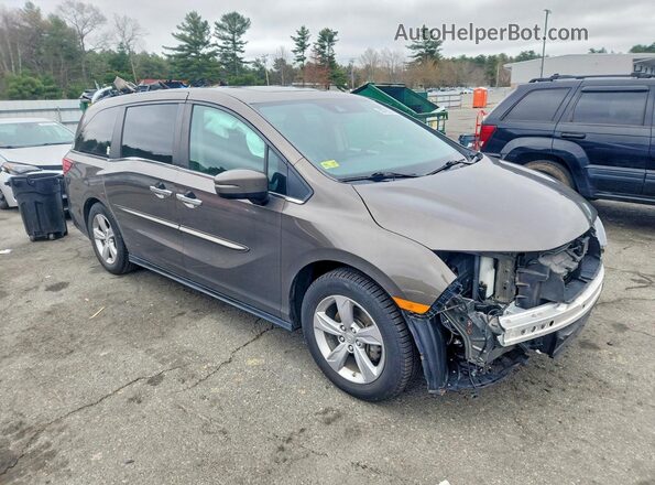 5FNRL6H73JB097717 2018 HONDA ODYSSEY Gray Przód prawy